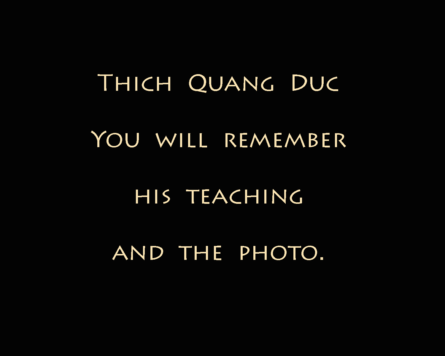 Thich Quang Duc