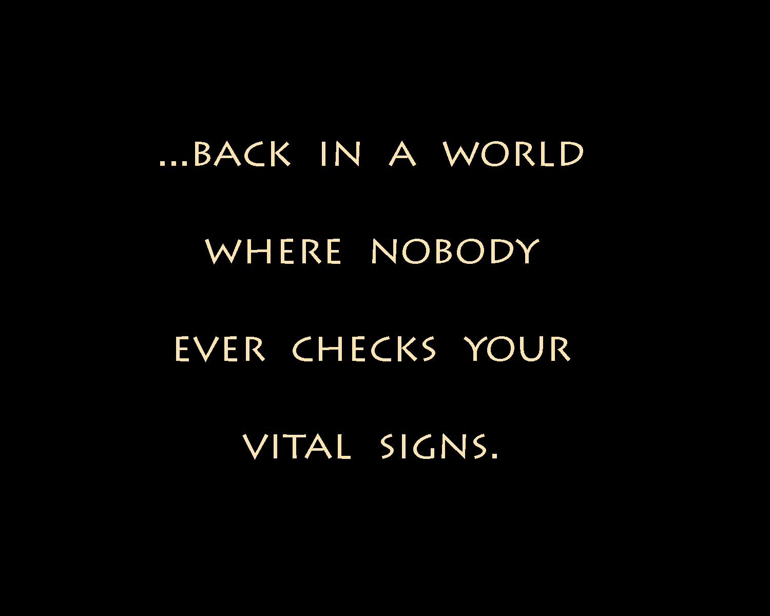 Vital Signs