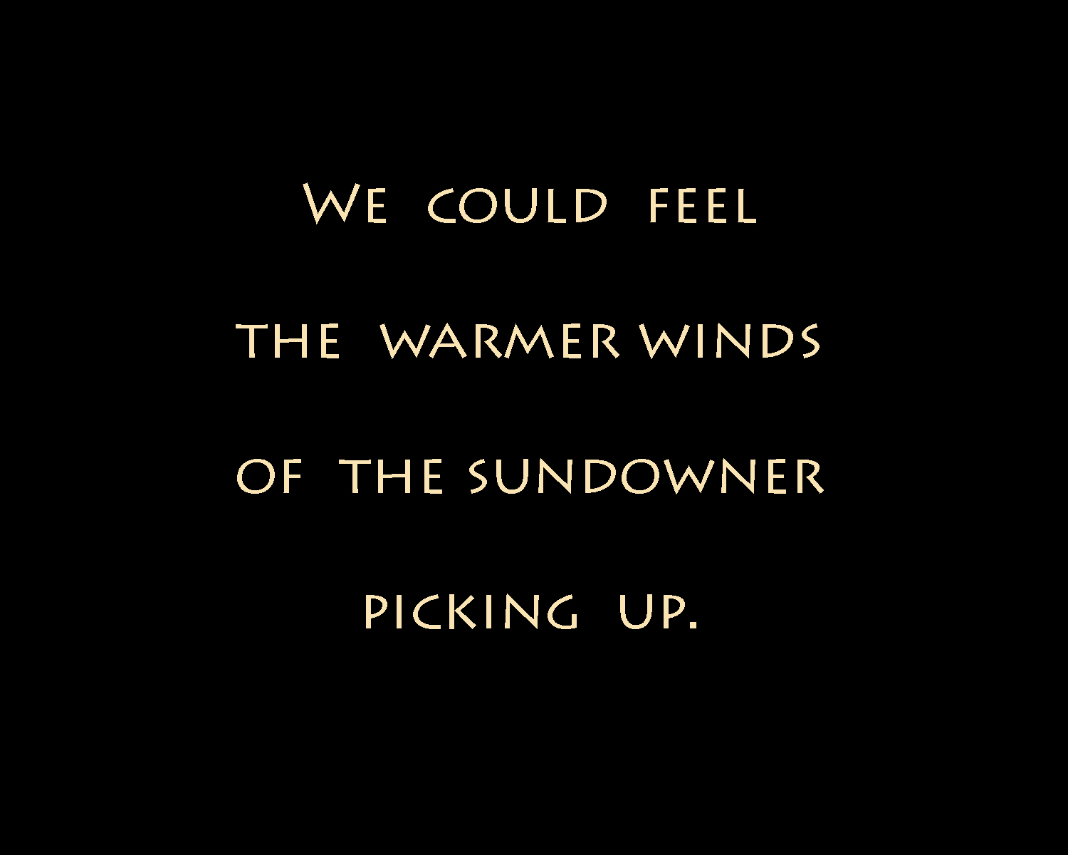 Warmer winds