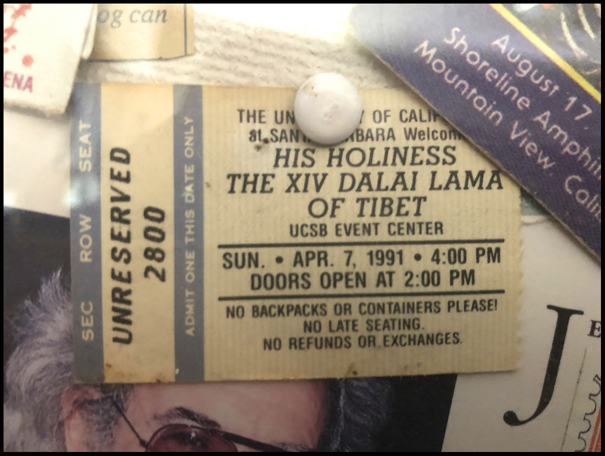 Dalai Lama ticket